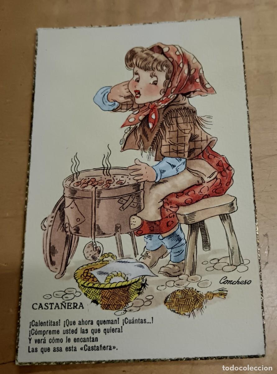 Cartoline: POSTAL CASTA&Ntilde;ERA ILUSTRADA POR CONCHESO POSTALES BEA SERIE V SIN ESCRIBIR 14X9 CM.