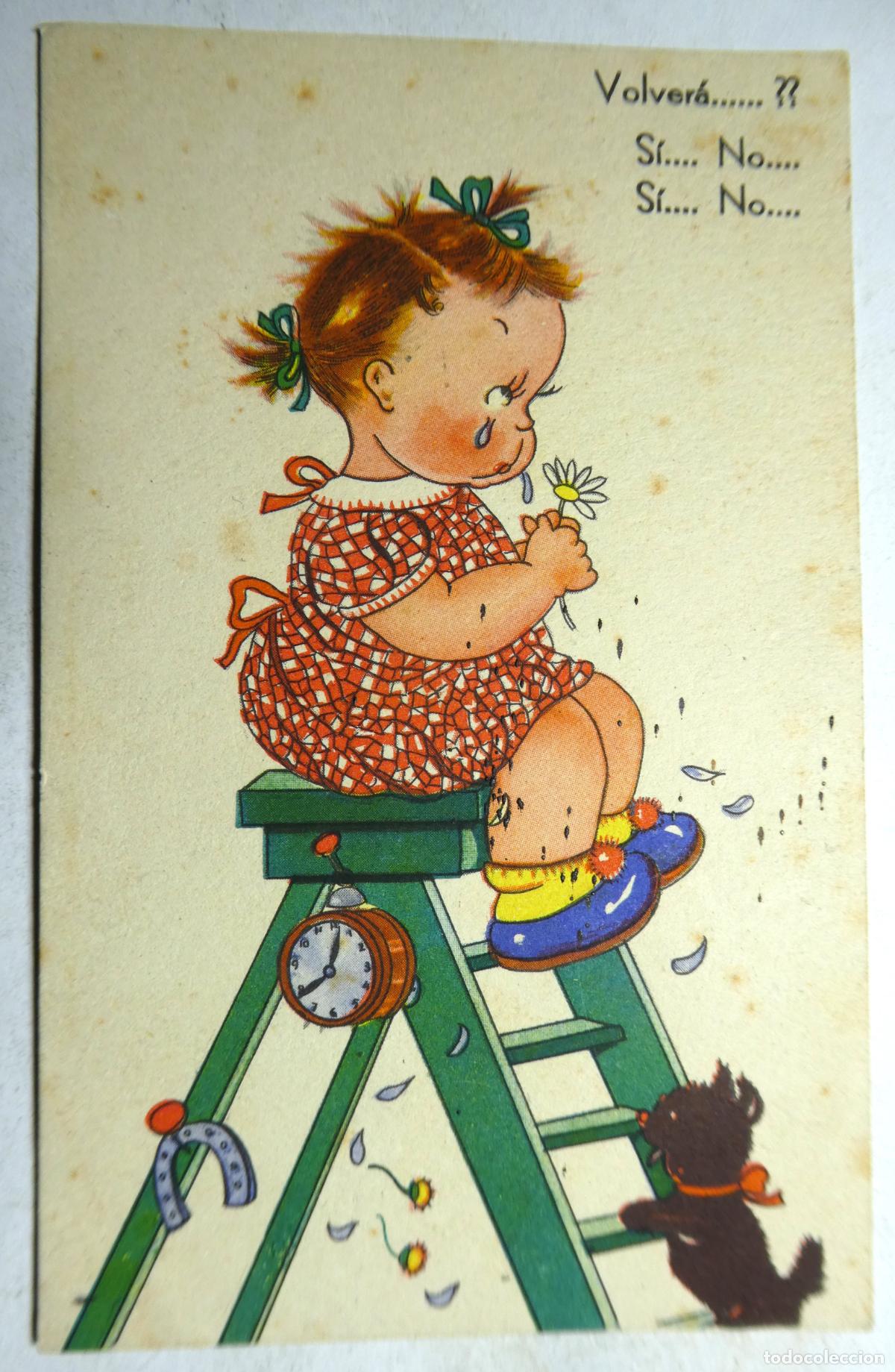 Postkarten: POSTAL INFANTIL edic. AGUIRRE escrita