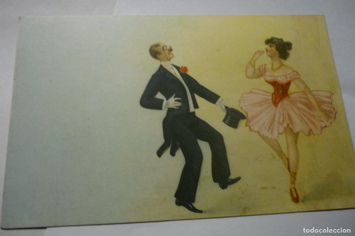 Postais: TARJETA POSTAL EXTRANJERA DIBUJO BAILARINES
