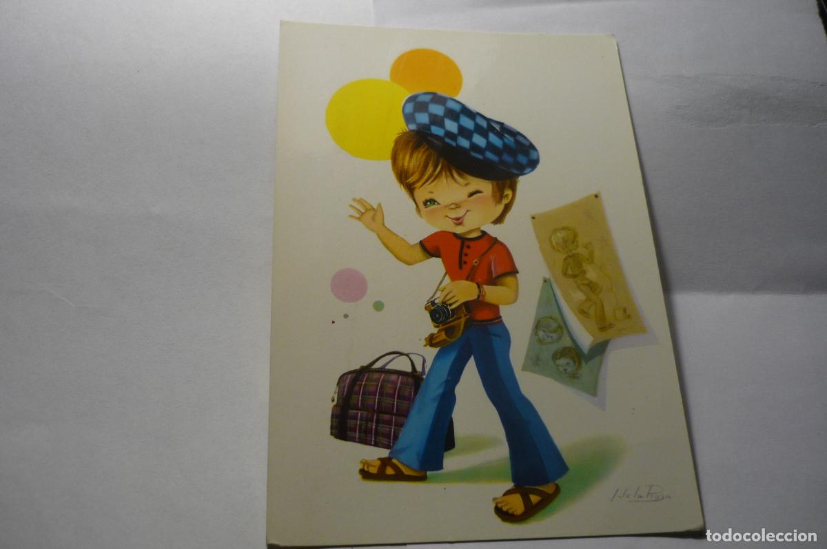 Postais: POSTAL DIBUJO J.DE LA ROSA TURISTA ESCRITA C Y Z 6830