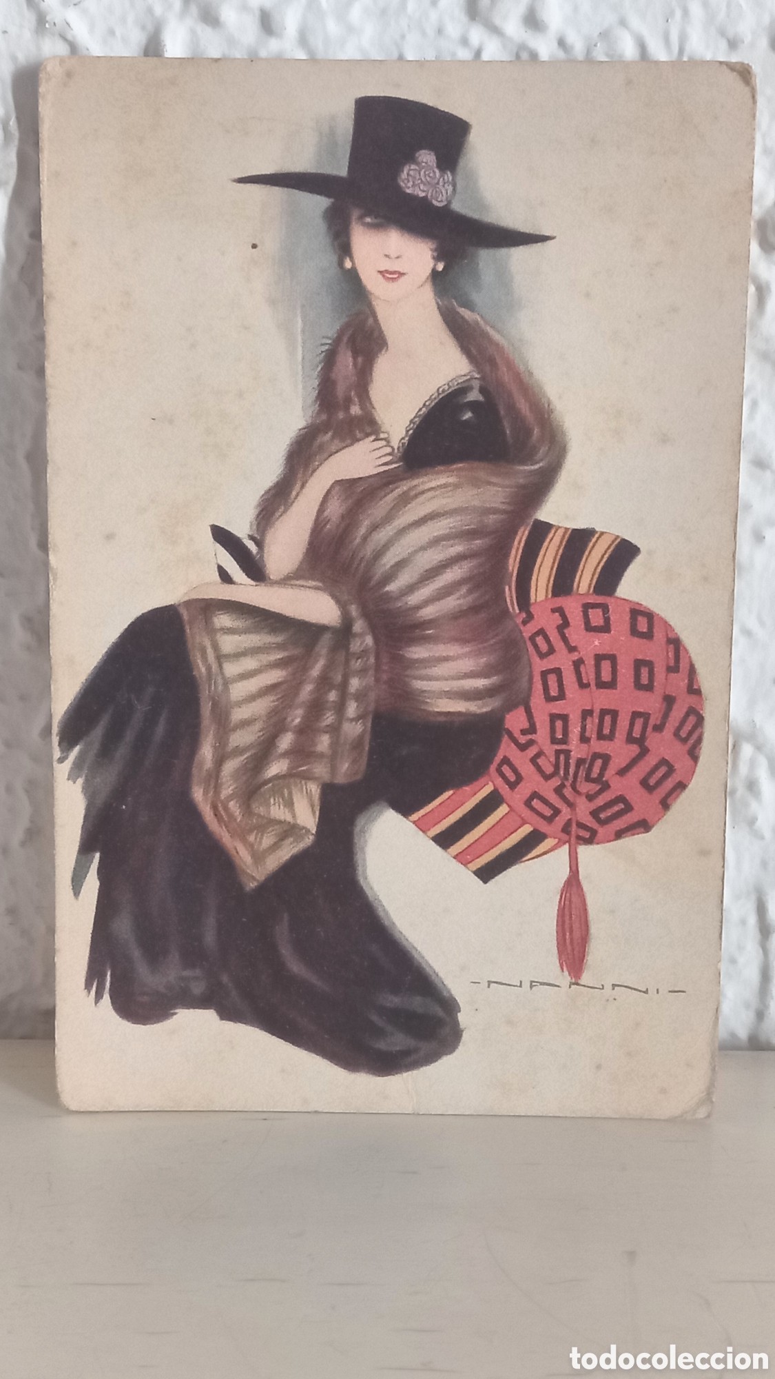 Postcards: Postal ART DECO. Ilustrador NANNI