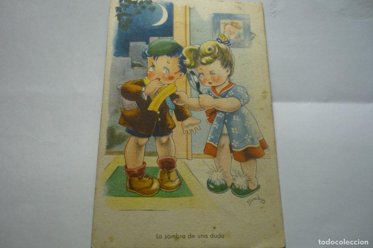 Postcards: POSTAL DIBUJO BOMBON EXITOS DE LA PANTALLA-ESCRITA COLECION IKON