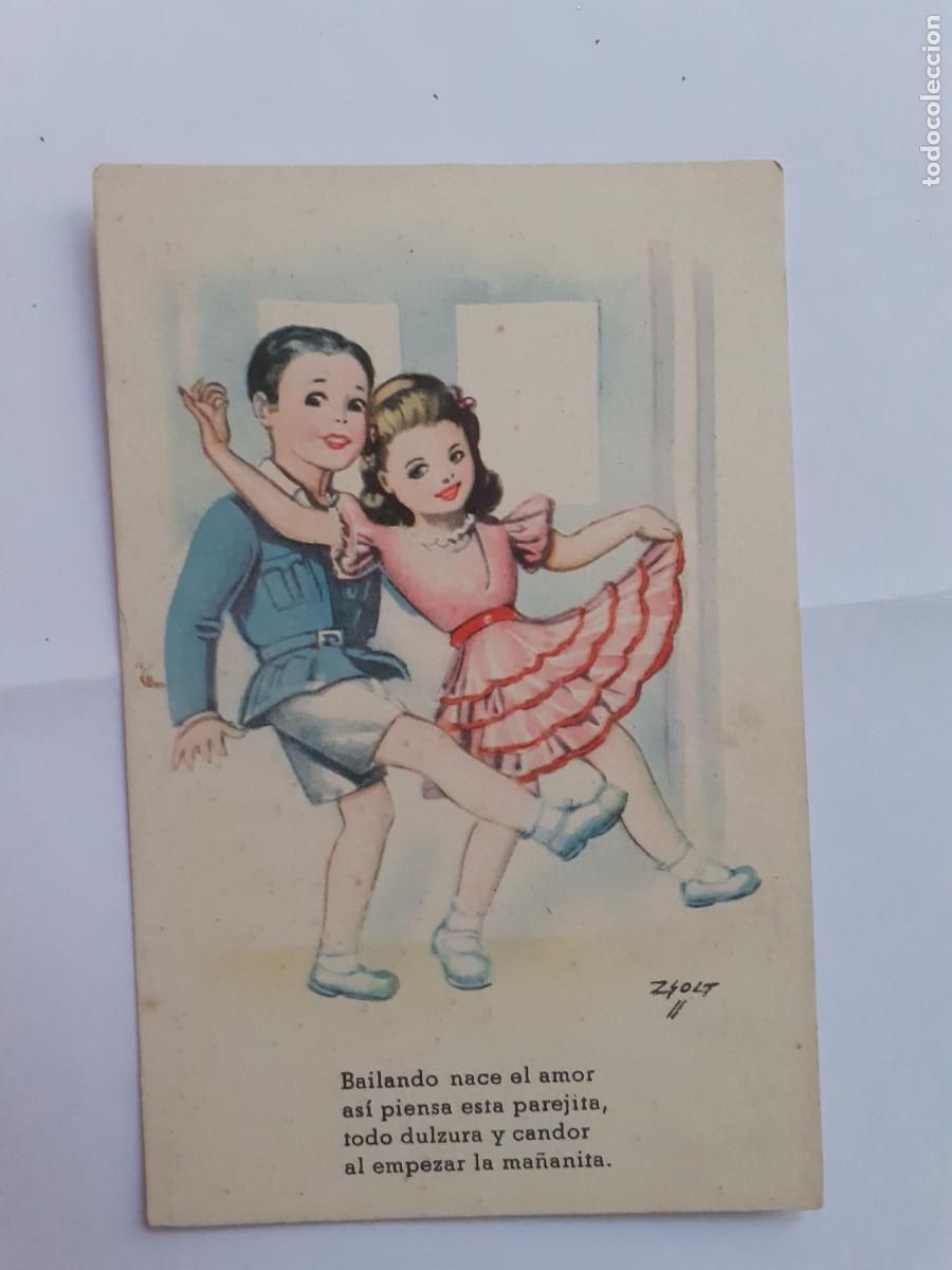Postcards: POSTAL - PAREJA BAILANDO - ED. CMB SERIE 102 - ILUSTRA ZSOLT - ESCRITA