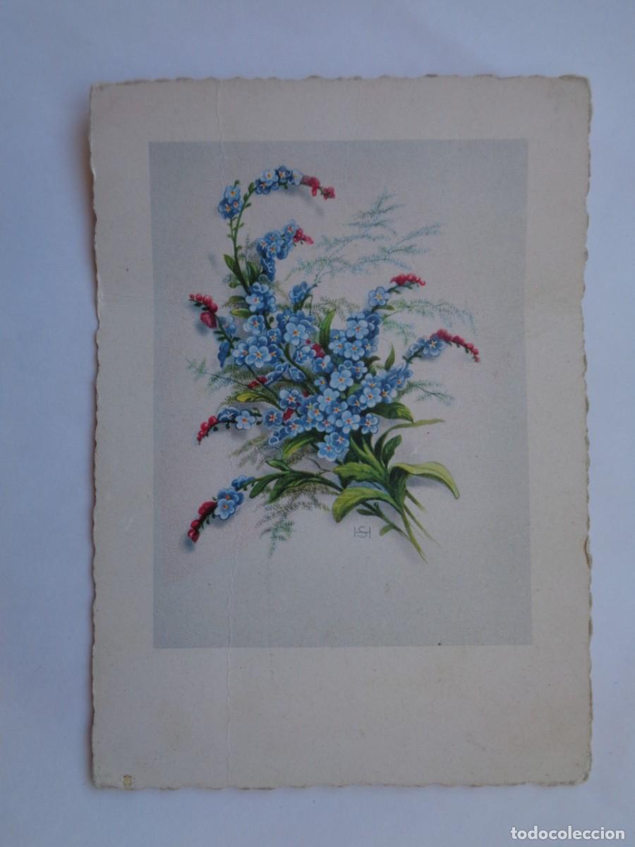 Postais: BONITA POSTAL CON DIBUJO DE RAMO DE FLORES . PRINCIOS DE SIGLO, ALEMANIA