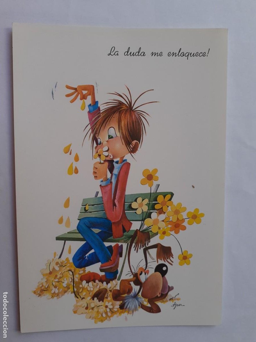 Postkarten: POSTAL - La duda me enloquece - ED. CYZ 7015 - ESCRITA