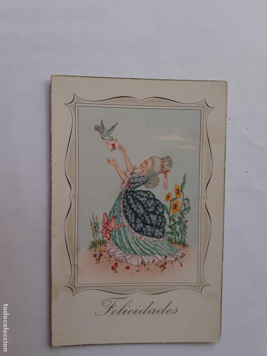 Postkarten: POSTAL FELICIDADES FLORES - ED. CYZ 515 - ESCRITA 1948