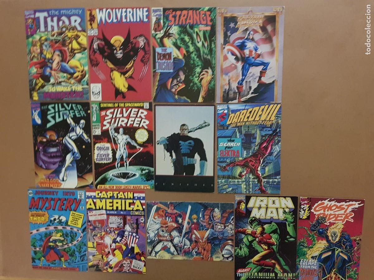 Postkarten: LOTE: 13 POSTALES DE MARVEL