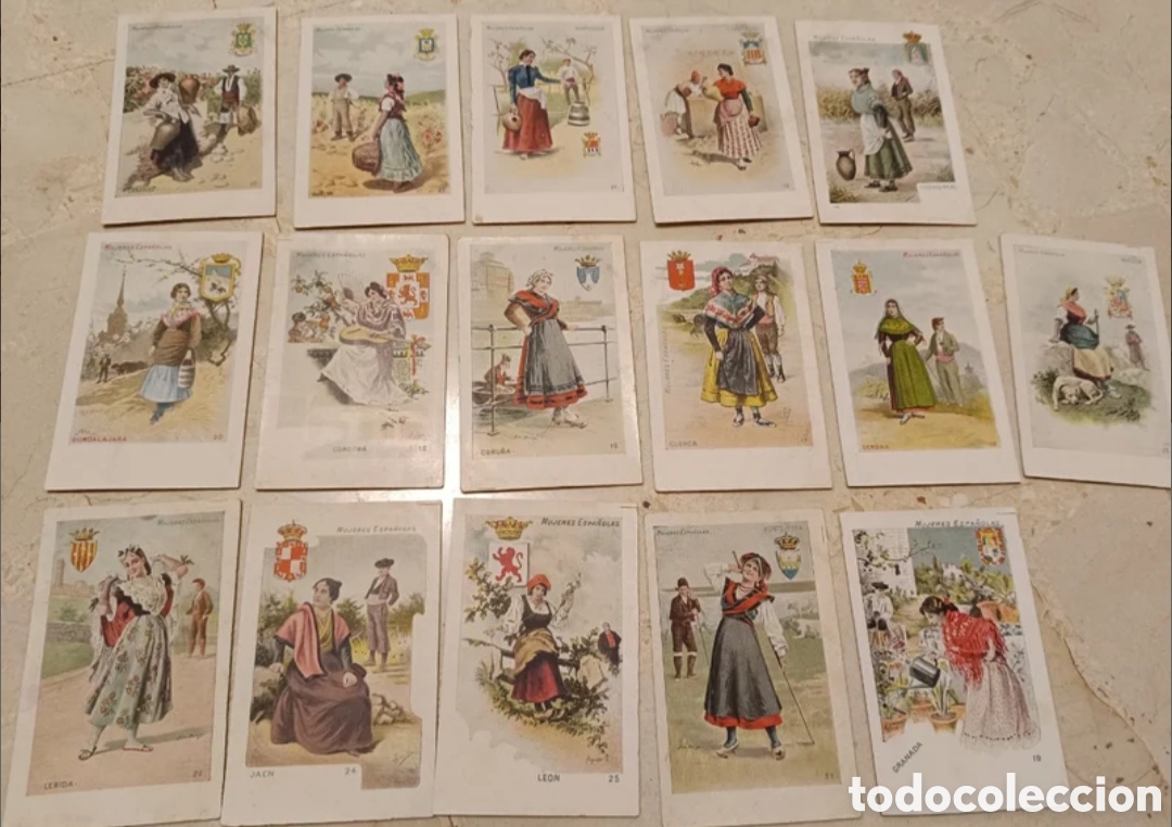 Postkarten: Postal art&iacute;stica espa&ntilde;ola. Mujeres espa&ntilde;olas Calleja Precio por UNIDAD