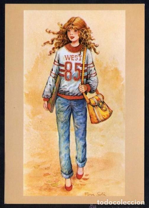 Cartes Postales: Ilustrador *M&ordf; Rosa Sol&agrave;* Ed. Edicromo serie 1368 n&ordm; 1. Nueva.