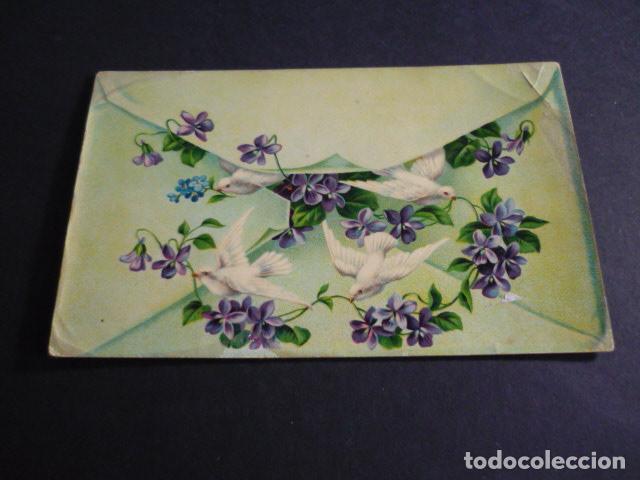 Postales: PALOMAS EN CARTA POSTAL - Foto 1