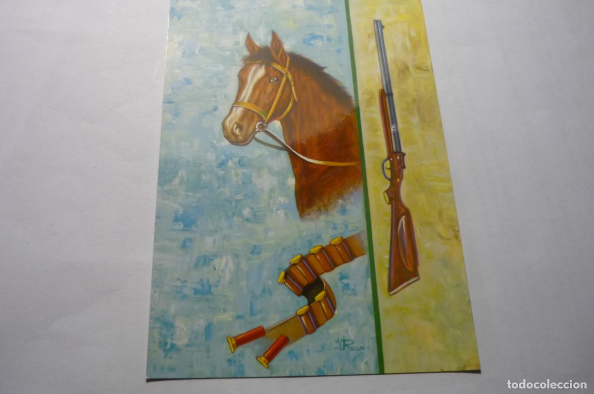 Postcards: postal dibujo caza c y z 667o escrita