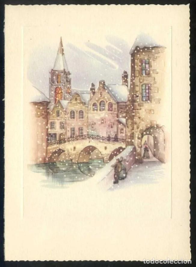 Postales: Ilustrador An&oacute;nimo. Sin datos editor. Dorso en blanco. - Foto 1