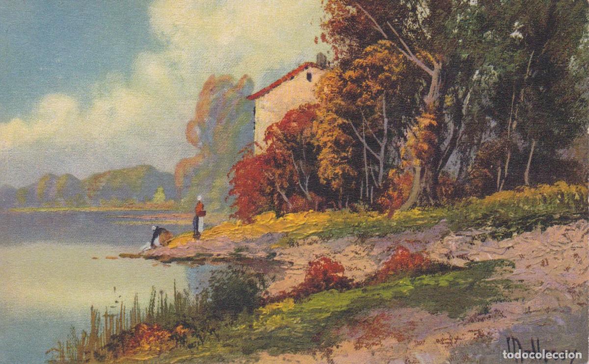 Cartes Postales: ILUSTRADOR: MALLEROY, PAISAJE - EDITA STZF. N&ordm;412 - ESCRITA