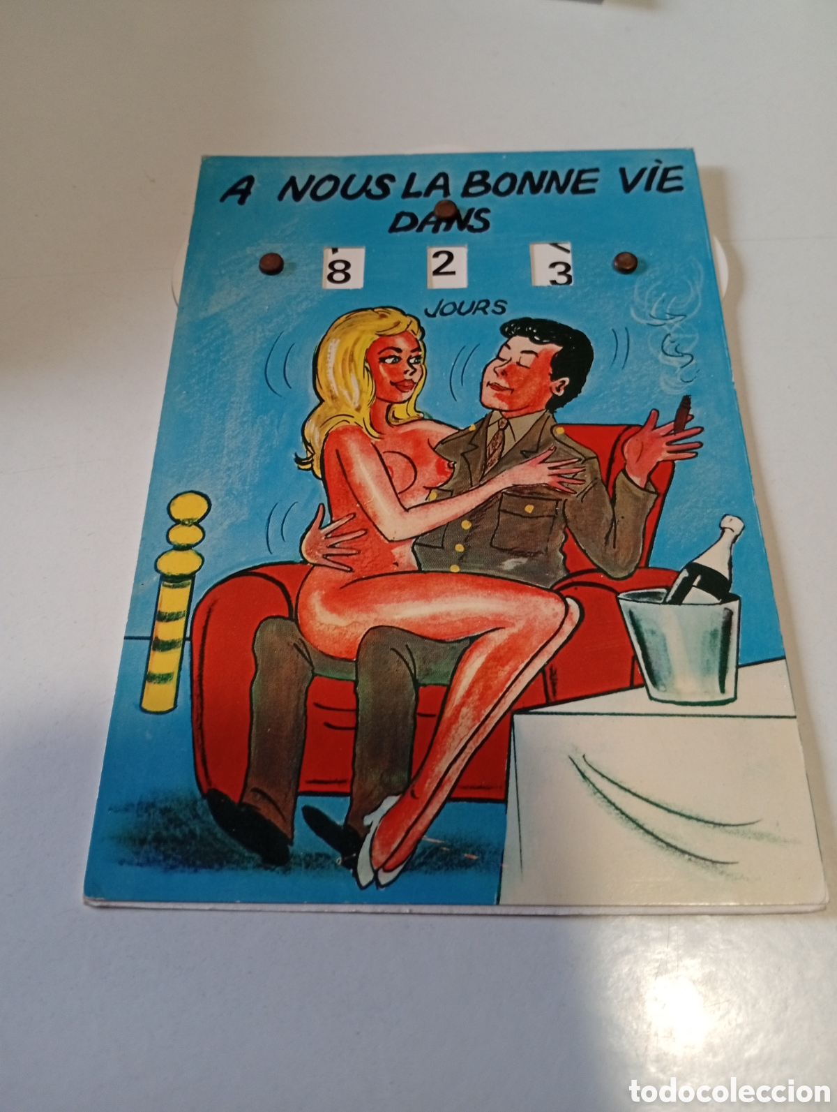 Cartes Postales: Postal humor dibujo er&oacute;tico,mujer y soldado, Francia