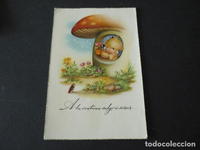 Postales: DUENDE EN SETA POSTAL ILUSTRADA - Foto 1
