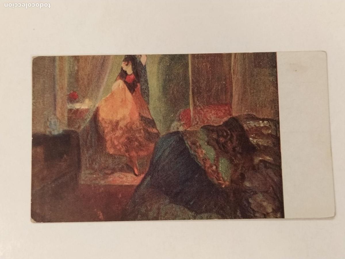 Postcards: EL CAMERINO DE LA DANZARINA X - RICARDO URGELL - CHOCOLATES AMATLLER - POSTAL ANTIGUA -(112.332)