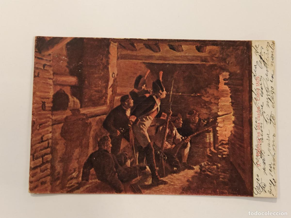 Postcards: 9&ordf; - REFRIEGA EN UNA CUADRA - ENERO 1809 - POSTAL ILUSTRADA ANTIGUA ORIGINAL - CIRCULADA -(112.409)