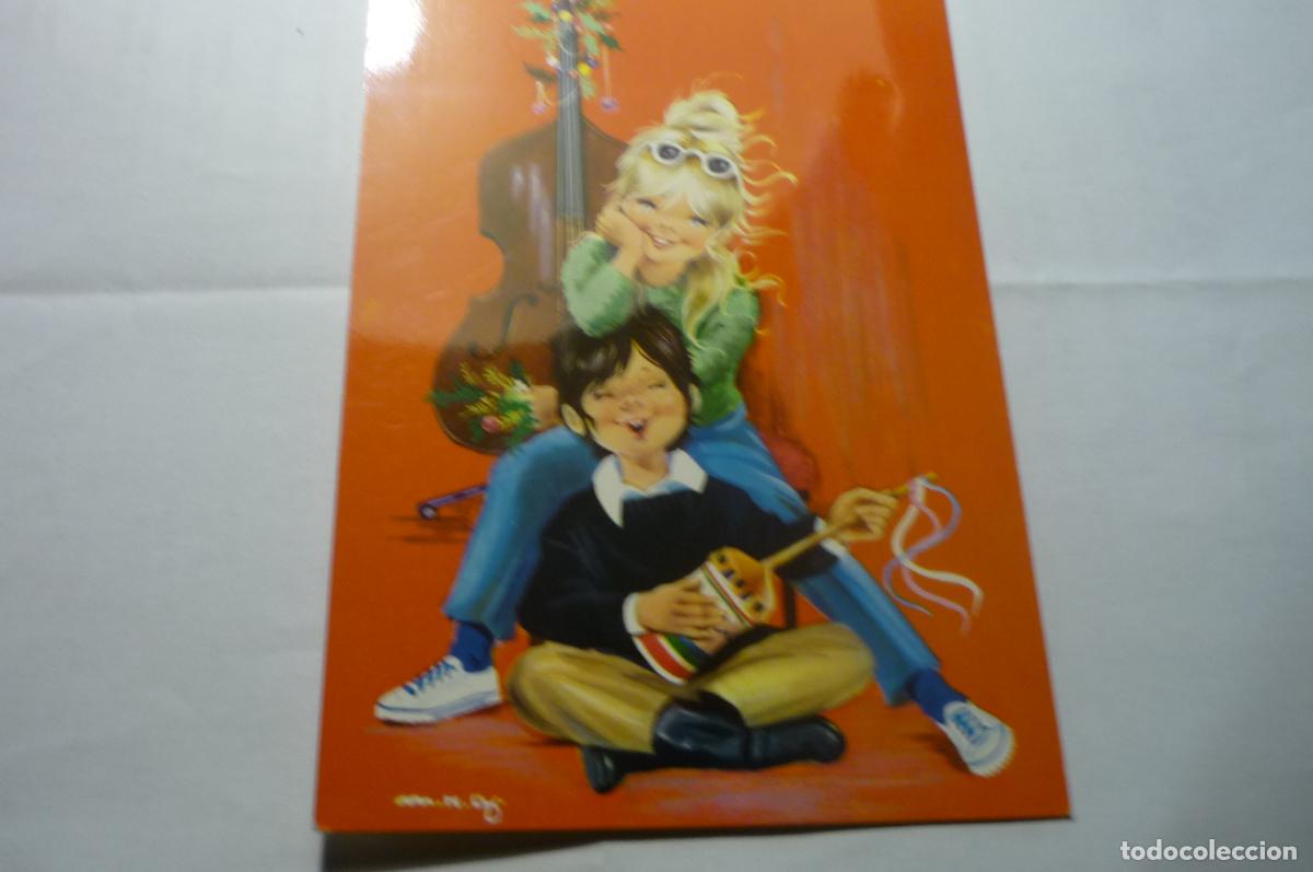 Postales: postal dibujo musicos c y z 6937