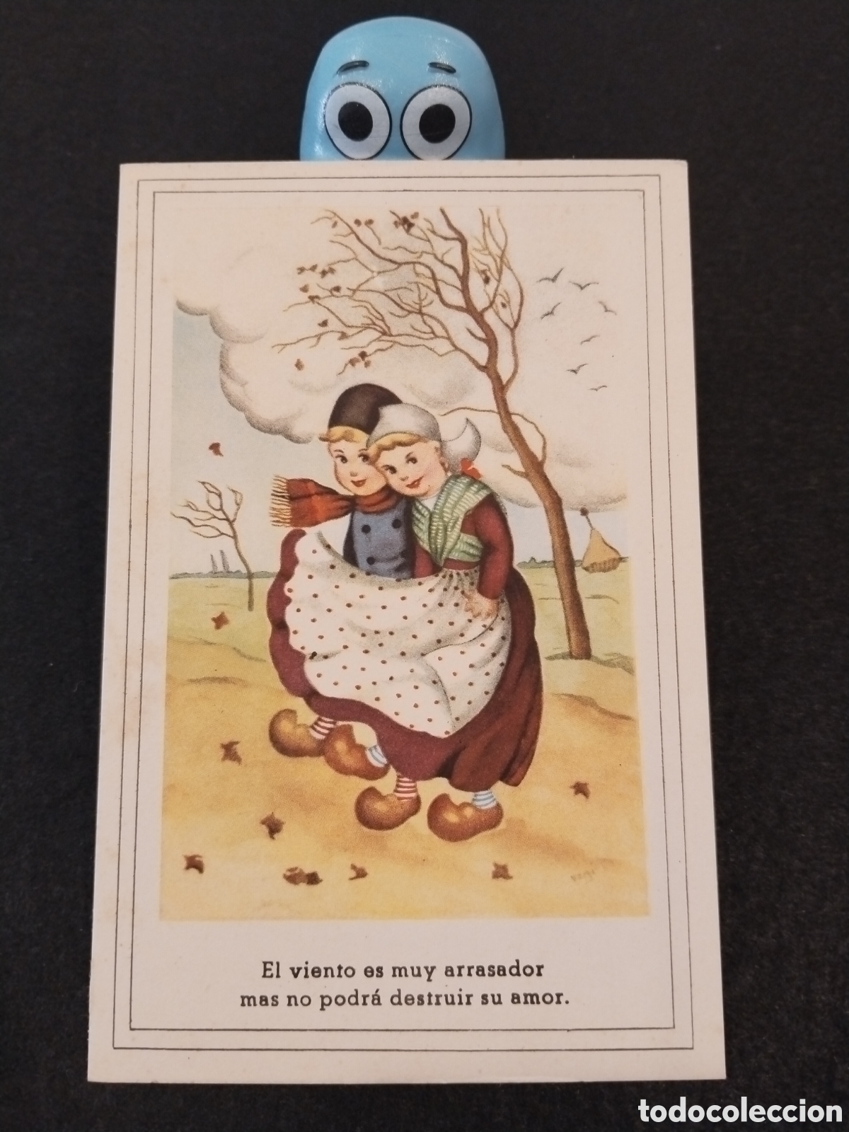 Postais: Postal Ilustrada &rdquo;El Viento es muy arrasador m&aacute;s podr&aacute; destruir su amor&rdquo;