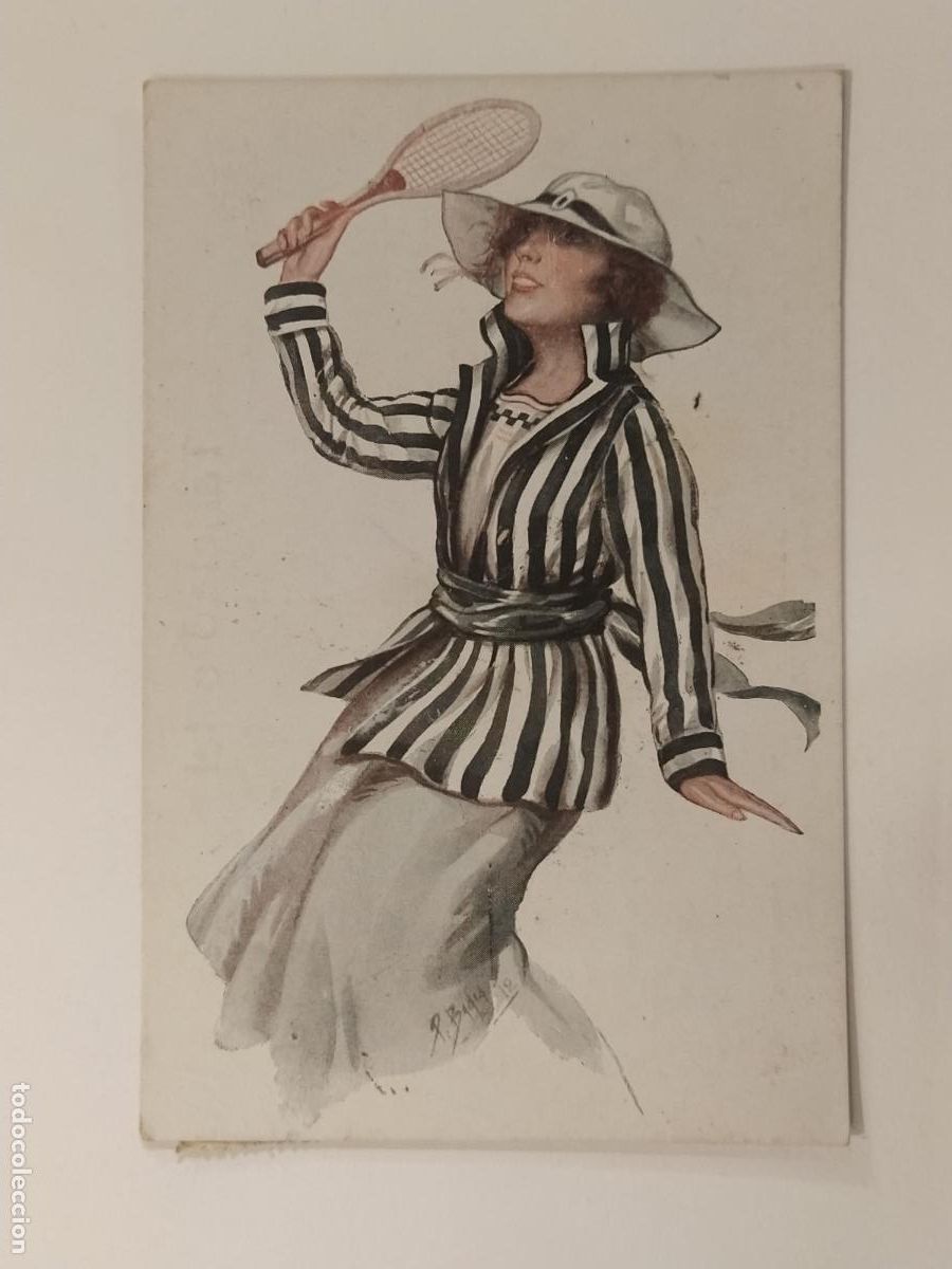 Postais: TENIS - MUJER TENISTA - PUBLICIDAD YORT - POSTAL ANTIGUA -(113.247)