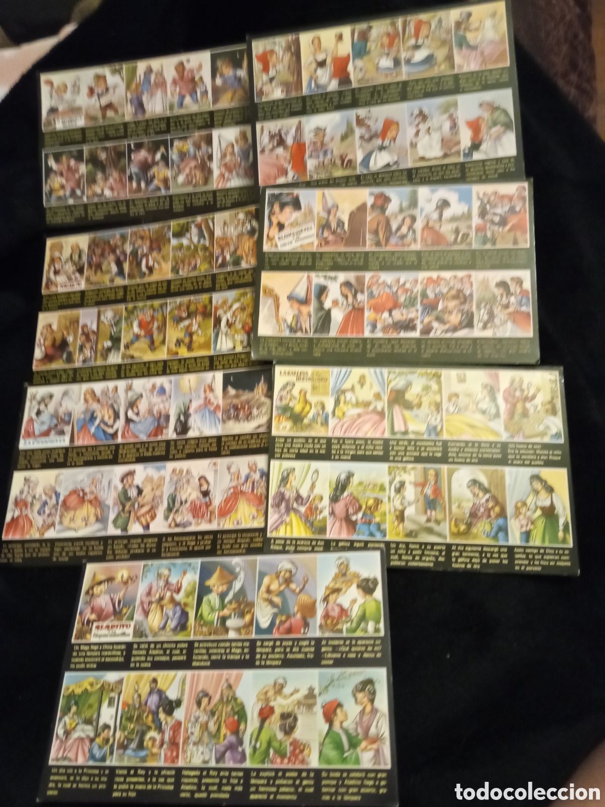 Postales: Lote de 7 postales Serie Ensue&ntilde;o del 1 al 7, cuentos infantiles