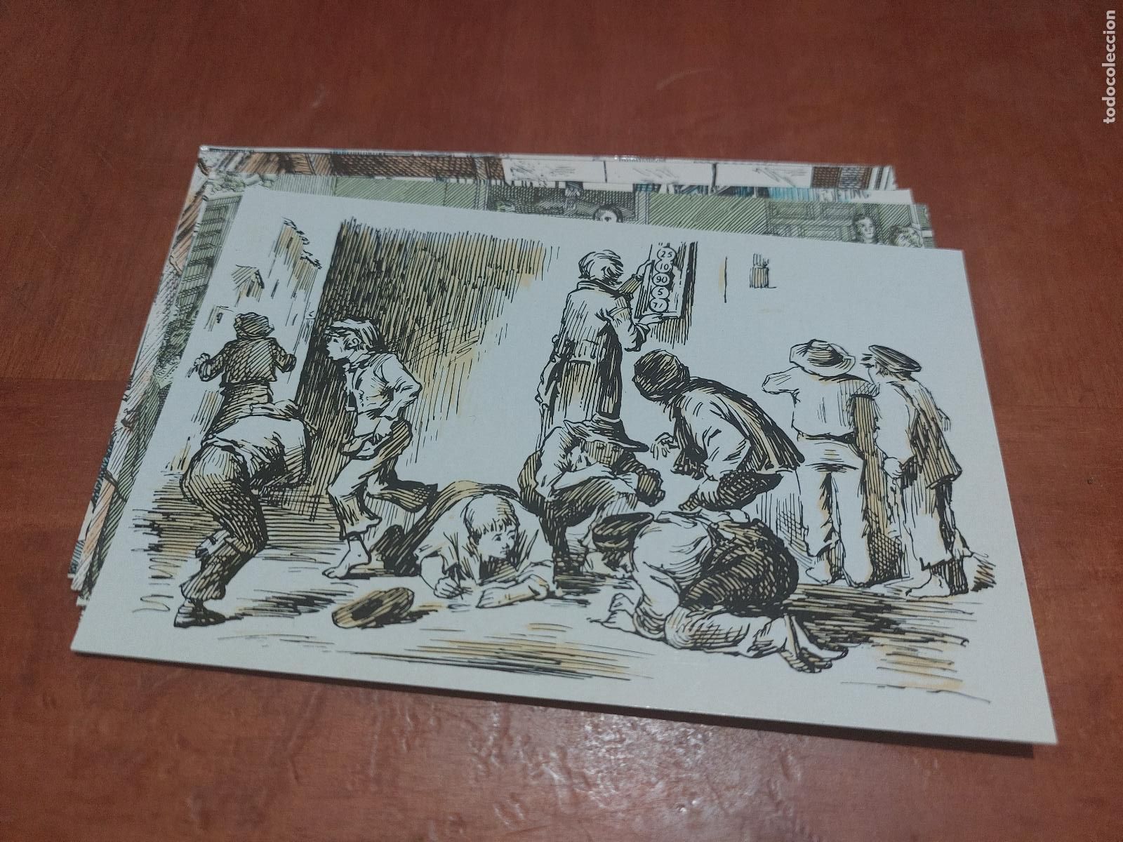 Postales: 3 EXPOSICI&Oacute;N DE LOS RESULTADOS DE UNA EXTRACCI&Oacute;N. SERIE B. POSTAL LOTER&Iacute;A. SIN CIRCULAR. C-3