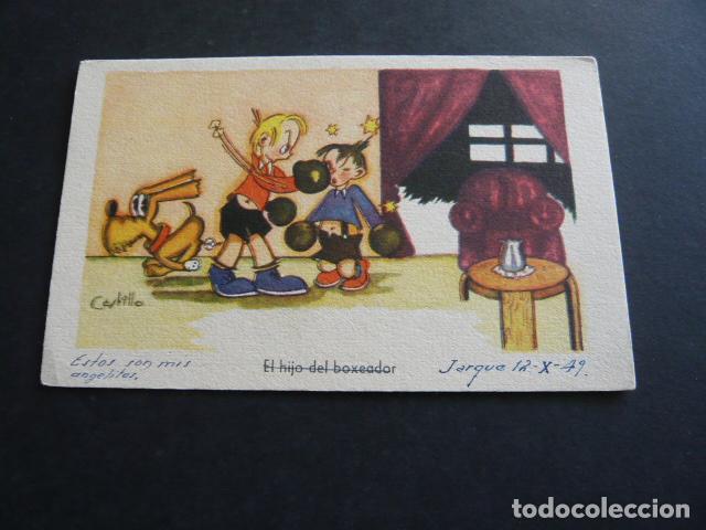 Postkarten: NI&Ntilde;OS BOXEANDO POSTAL