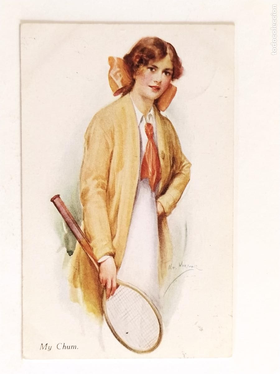 Cartes Postales: MUJER TENISTA - TENIS - POSTAL ANTIGUA -(MG-1129)