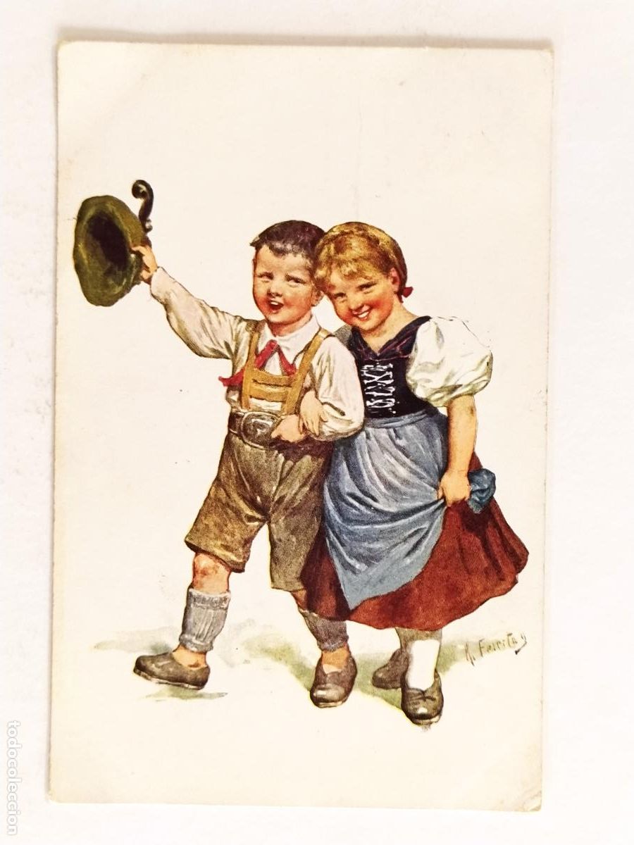 Cartes Postales: NI&Ntilde;OS - POSTAL ANTIGUA -(MG-1164)