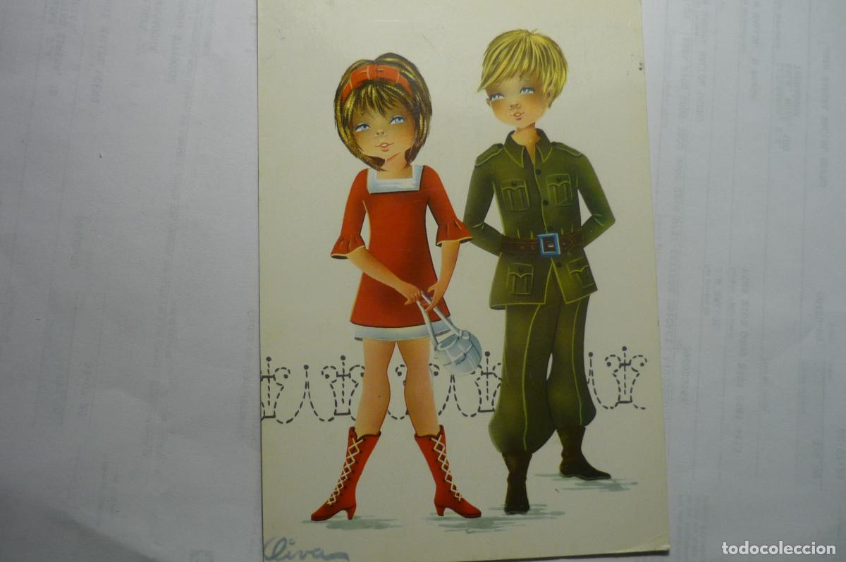 Postkarten: POSTAL DIBUJO MILITAR ESCRITA C Y Z 6865