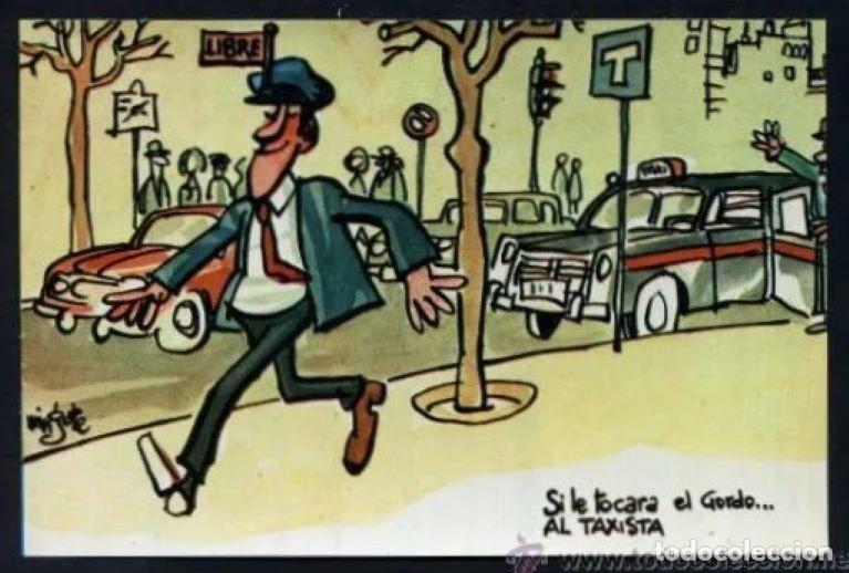 Cartes Postales: Ilustrador *Mingote* Ed. S. N. de Loterias 1970. Serie E n&ordm; 6. Nueva.