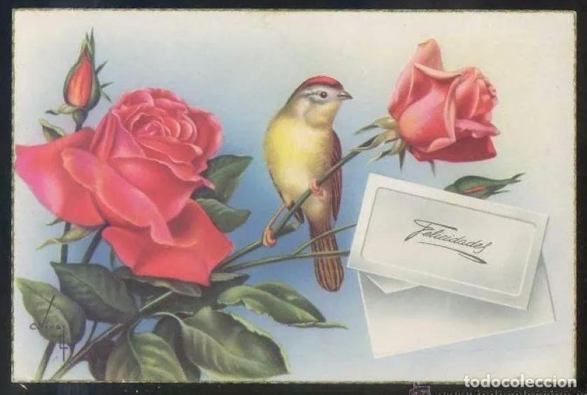 Cartoline: Ilustrador *Carles Vives* Ed. C. y Z. serie 586-A n&ordm; 3. Escrita.