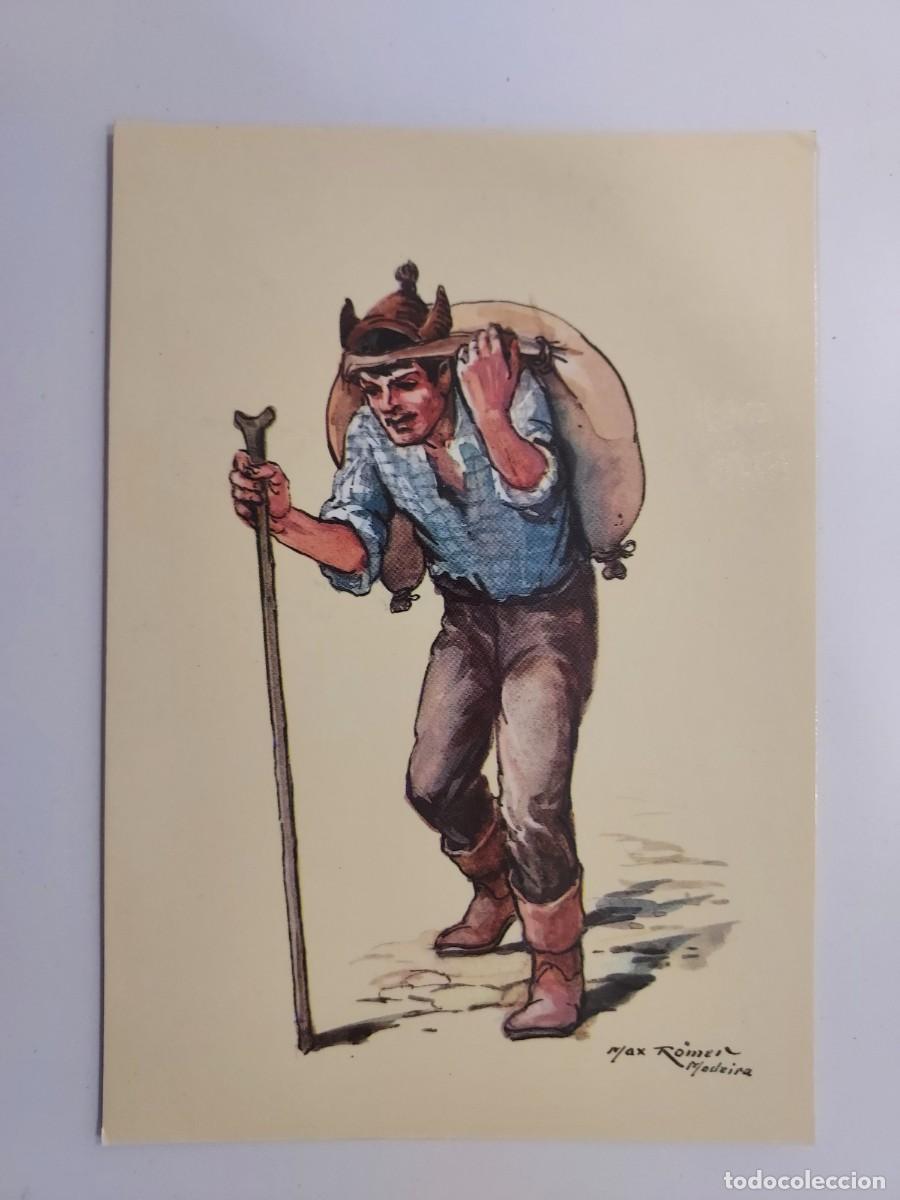 Postais: POSTAL ILUSTRADOR MAX ROMER. TIPOS. BORRACHEIRO. PORTUGAL MADEIRA TURISMO