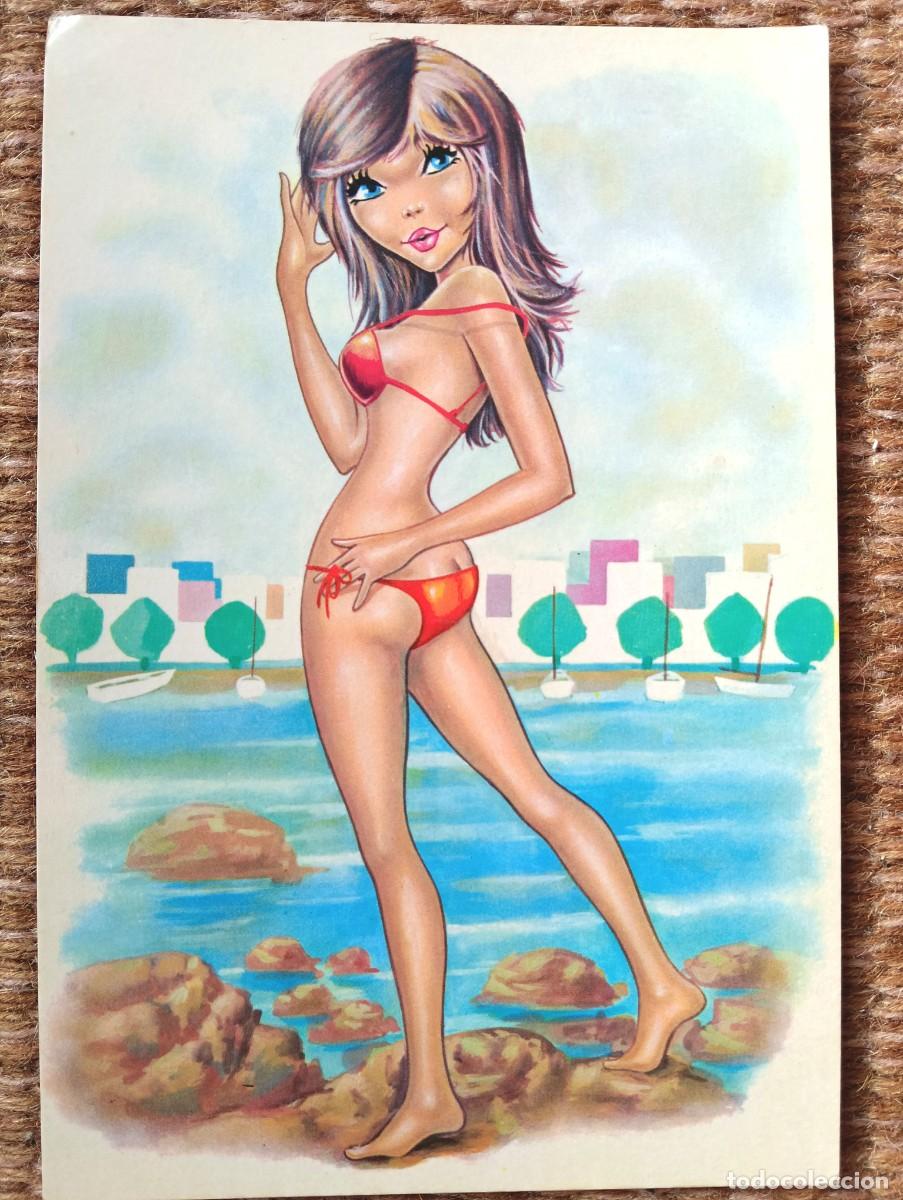 Postais: SE&Ntilde;ORITA POSANDO EN BIKINI - ED: VIKINGO