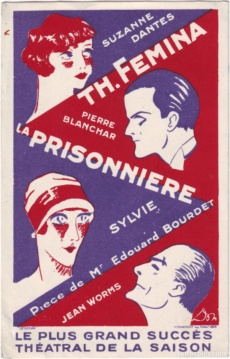 Postcards: La prisionniere, de Edouard Bourdet (1926)_H. Chachoin (Paris)