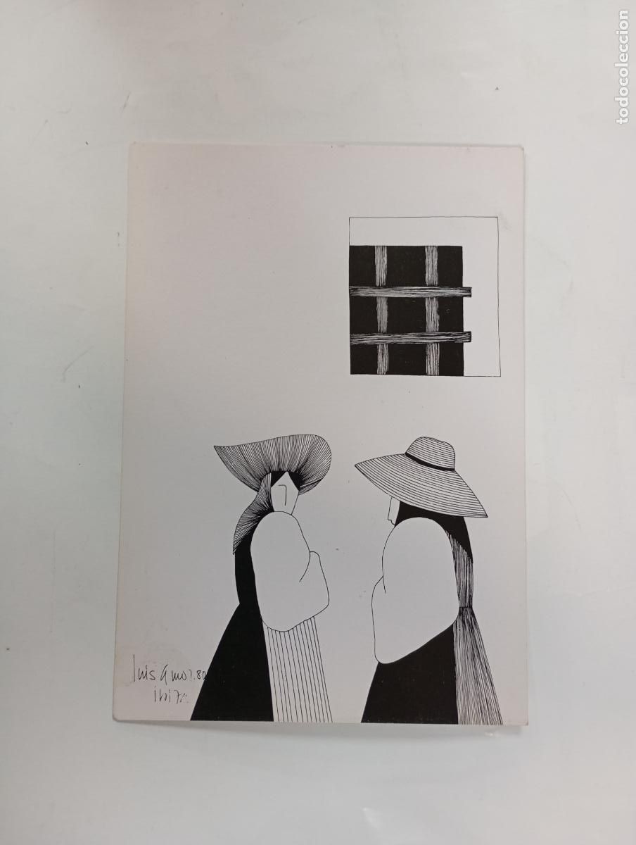 Cartoline: POSTAL DE IBIZA. DIBUJO DE LUIS AMOR. TDKP26N