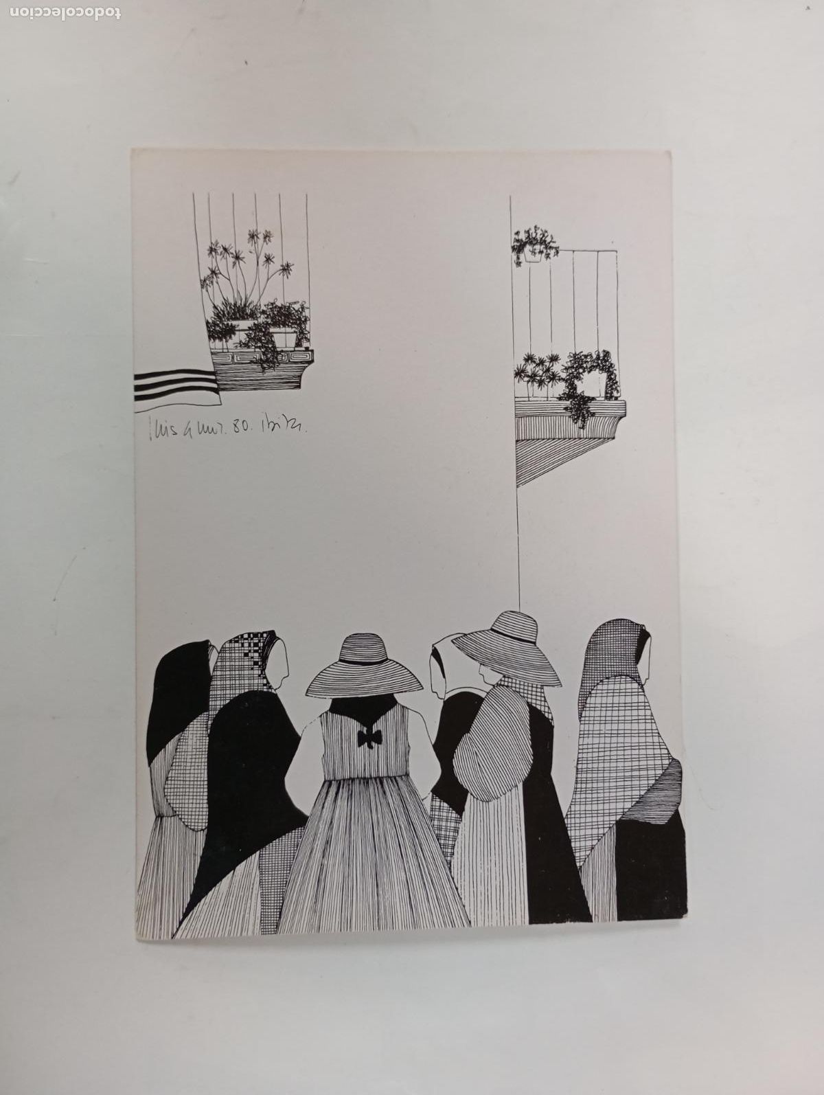 Postkarten: POSTAL DE IBIZA. DIBUJO DE LUIS AMOR. TDKP26N