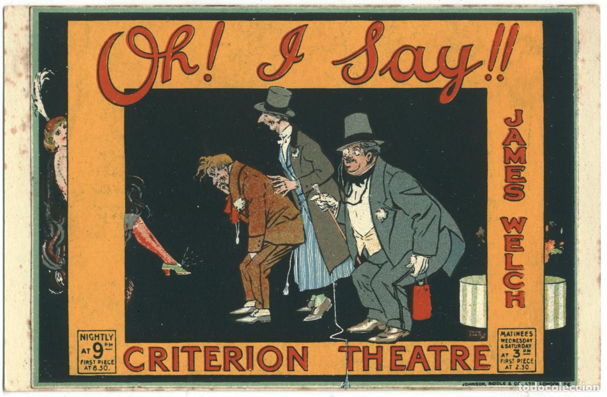 Postcards: Oh! I Say!!. James Welch (Criterion Theatre)_Cutout Mounted on Card