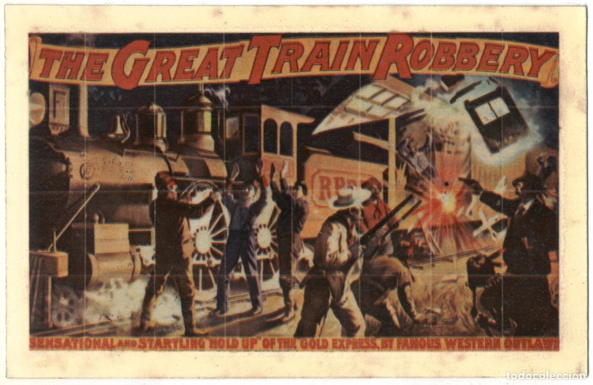 Postcards: The Great Train Robbery (1896)_Cutout Mounted on Card