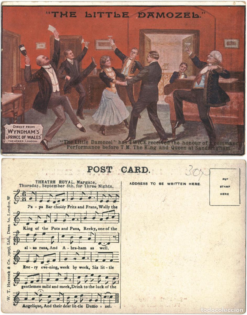 Postcards: 'The Little Damozel' (Theare Royal. Margate)_W. T. Haycook