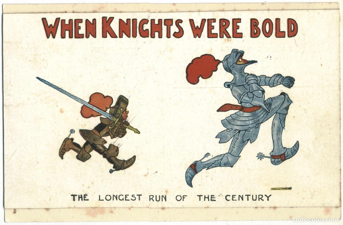 Postcards: When Knights Were Bold. The Longest Run of the Century_Cutout Mounted on Card