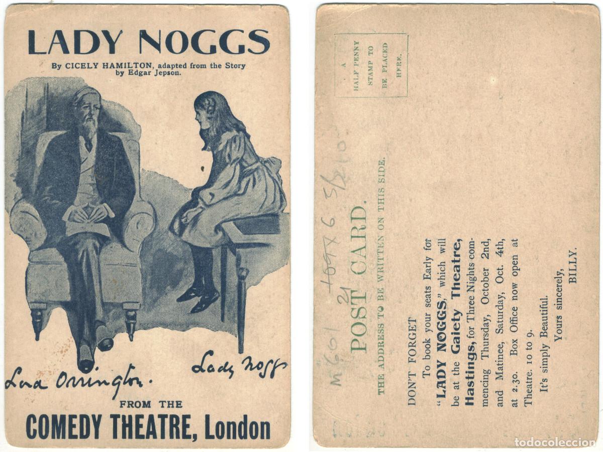 Postcards: 'Lady Noggs', by Cicely Hamilton (Comedy Theatre. London)_Sin datos