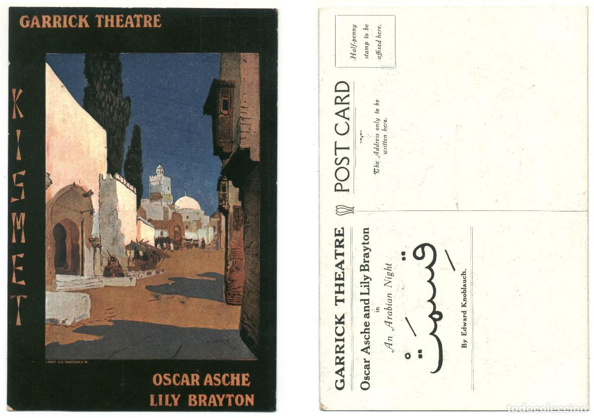 Postcards: 'Kismet', by Edward Knoblauch (Garrick Theatre)_Sin datos