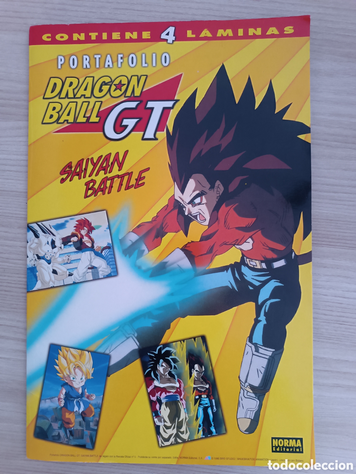 Postais: Portafolio con 4 L&aacute;minas Dragon Ball GT