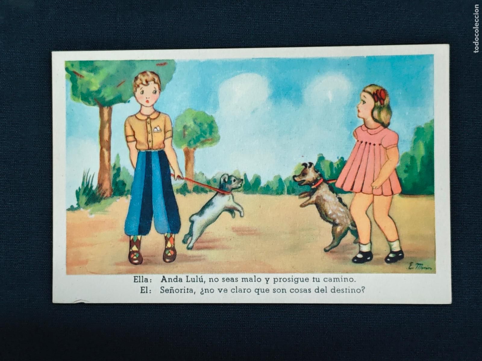 Postales: ANTIGUA POSTAL - DIBUJOS Y CARICATURAS -