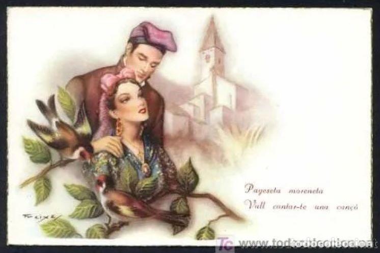 Postais: Ilustrador *Emili Freixas* Eds. Freixas serie 201. Escrita