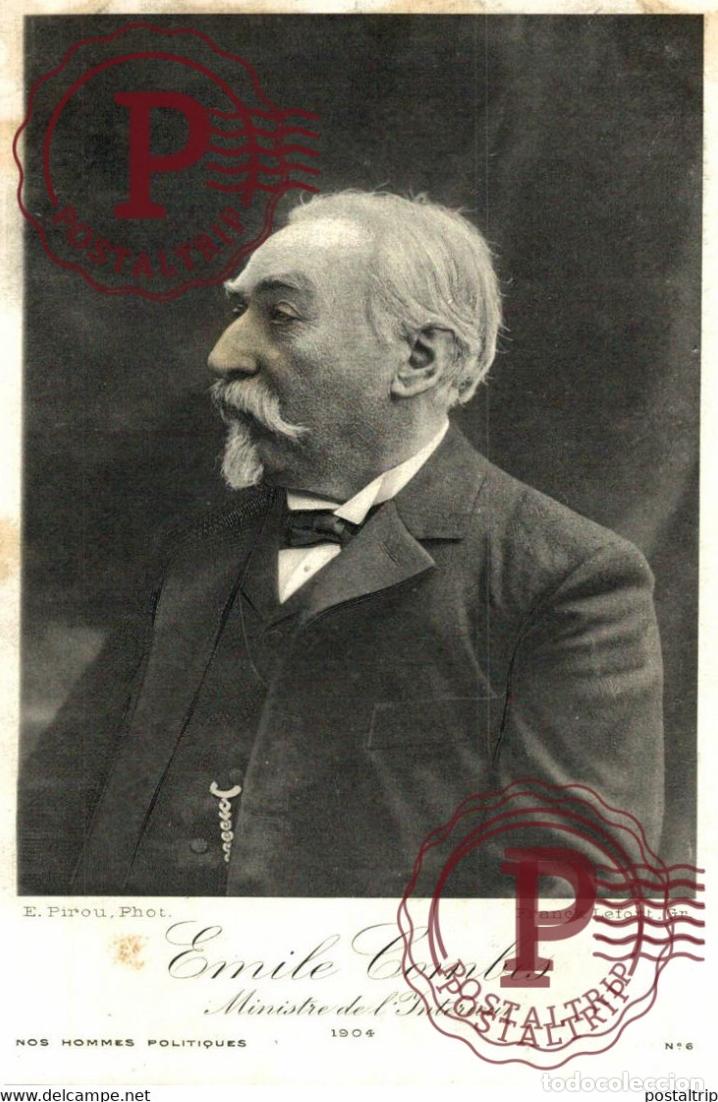 Postales: EMILE COMBES MINISTRE DE LINTERIEUR
