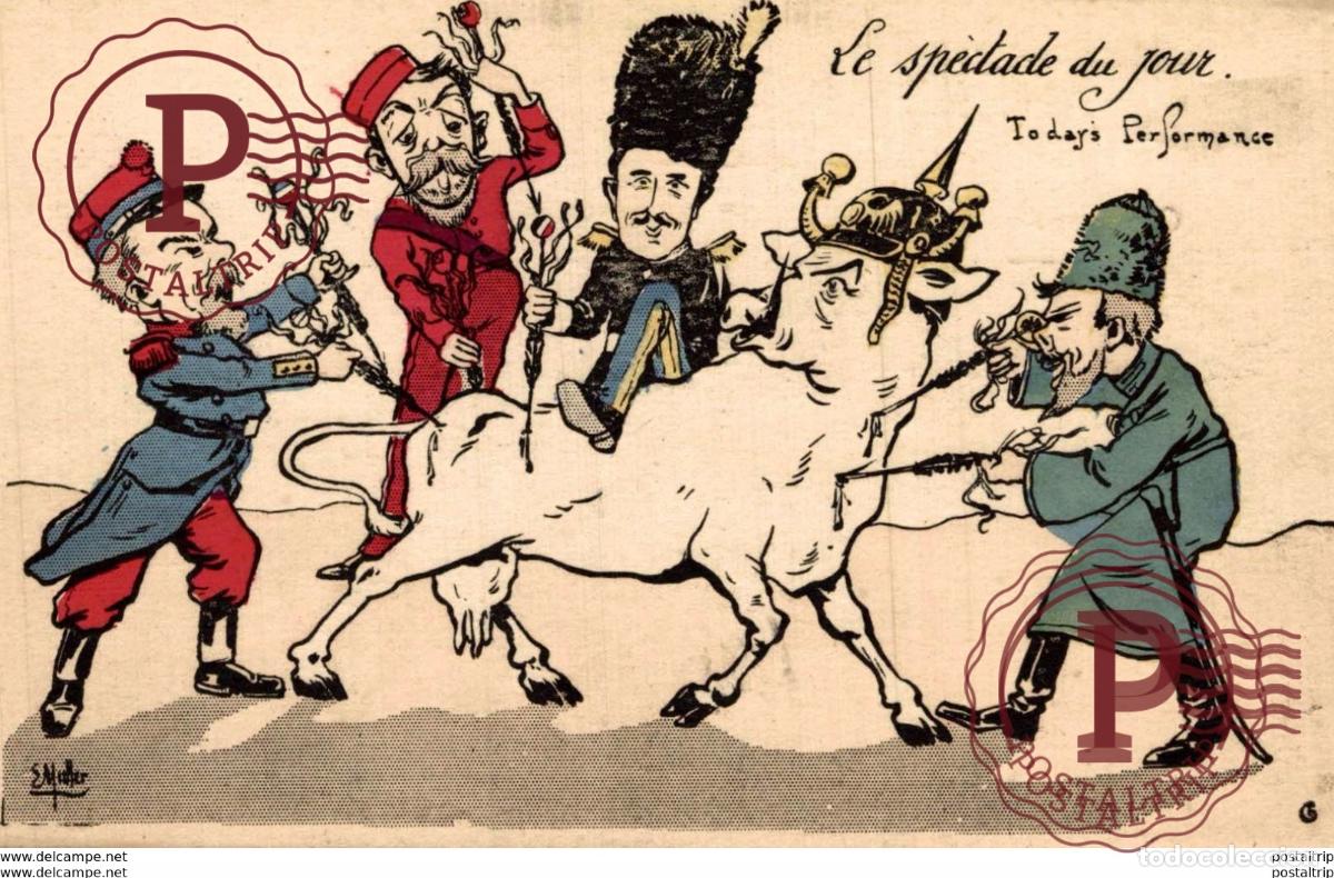 Cartes Postales: guerre 1914-18- - illustrateur LE SPECTADE DU JOUR MULLER TE DARS PERFORMANCE