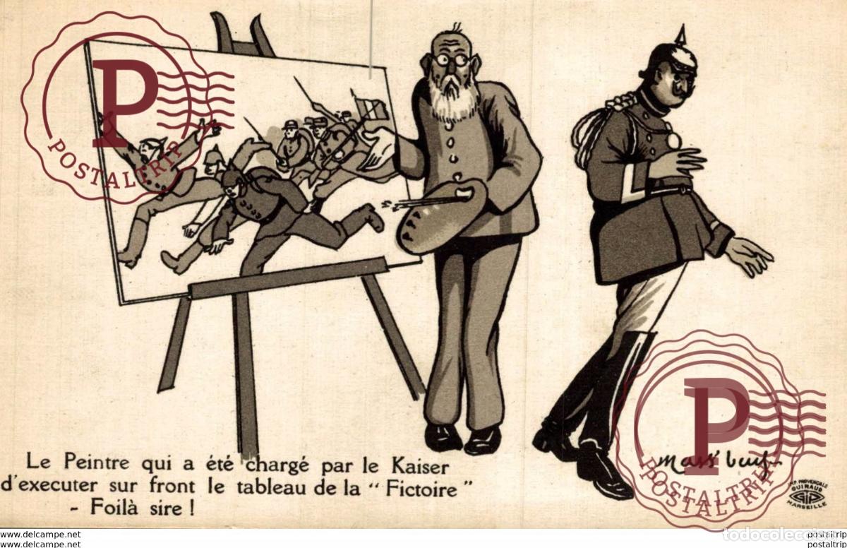 Cartes Postales: guerre 1914-18- - illustrateur MASS BOEUF