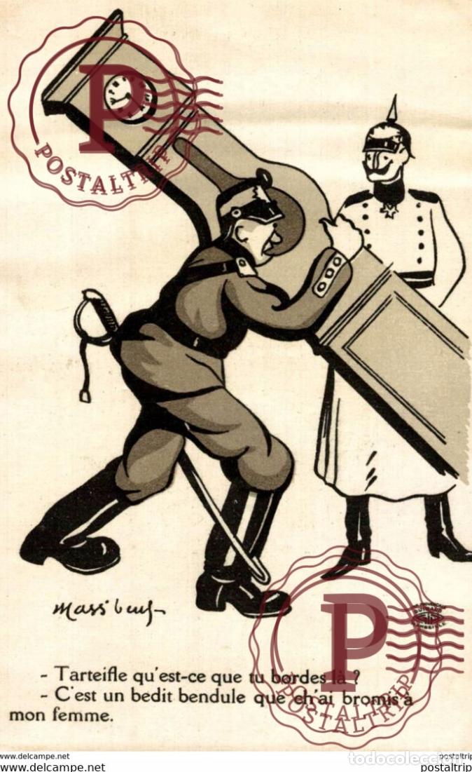 Cartes Postales: guerre 1914-18- - illustrateur MASS BOEUF